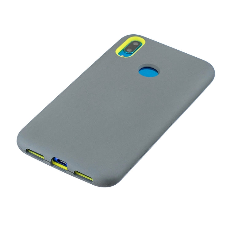 For Huawei Y6 (2019) 3 in 1 Shockproof PC + Silicon Case