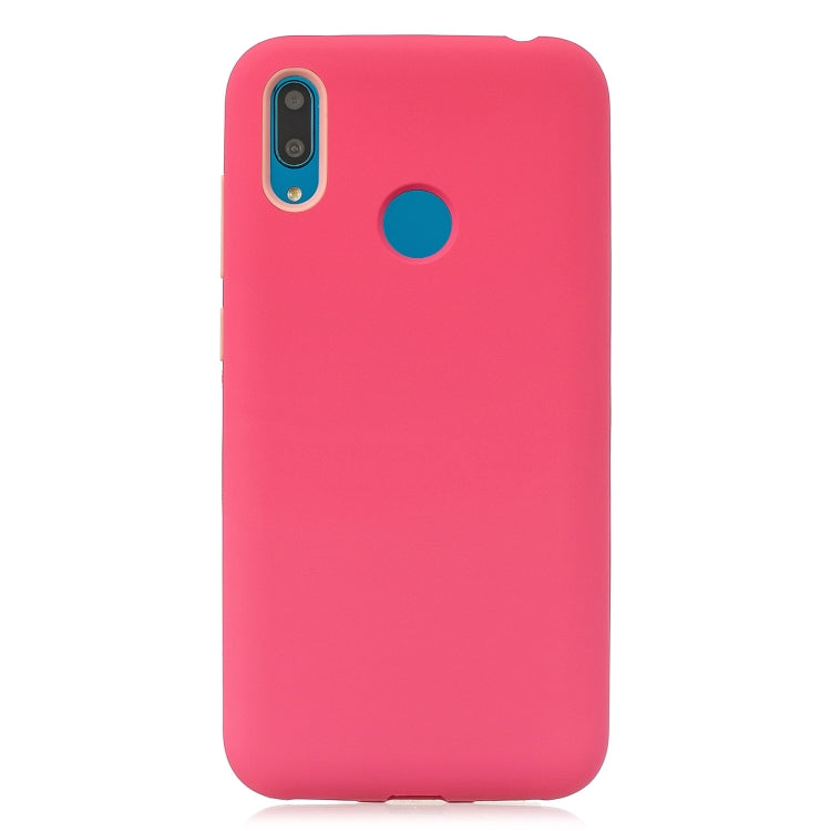 For Huawei Y6 (2019) 3 in 1 Shockproof PC + Silicon Case