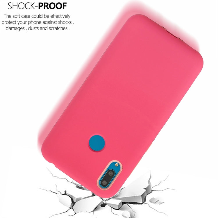For Huawei Y6 (2019) 3 in 1 Shockproof PC + Silicon Case