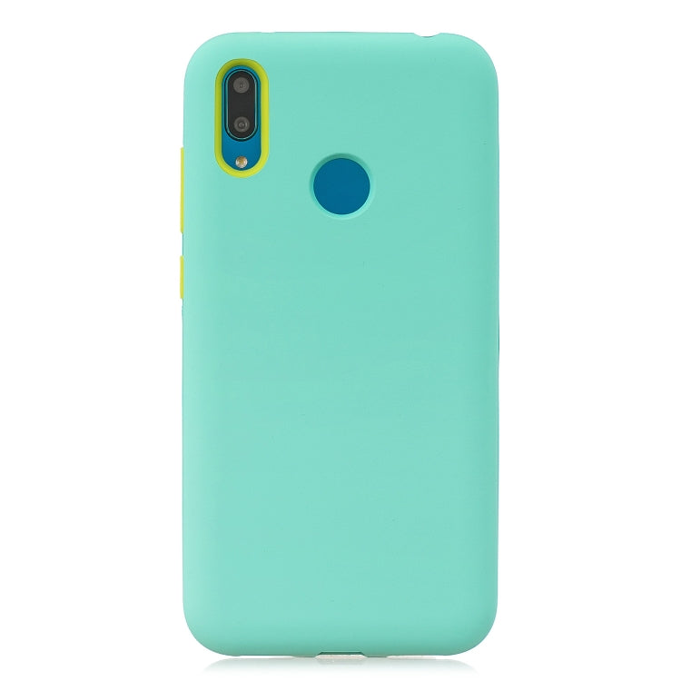 For Huawei Y7 (2019) 3 in 1 Shockproof PC + Silicon Case