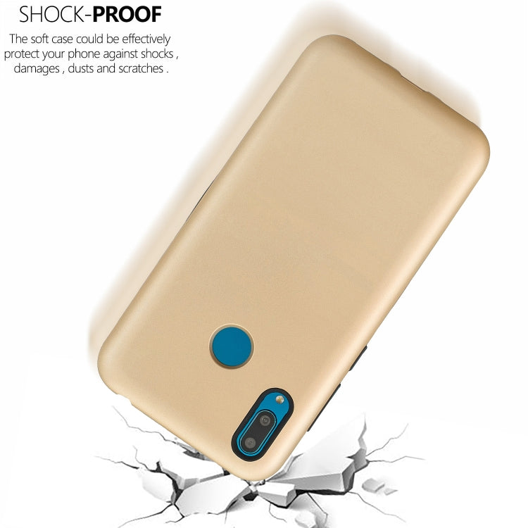 For Huawei Y7 (2019) 3 in 1 Shockproof PC + Silicon Case