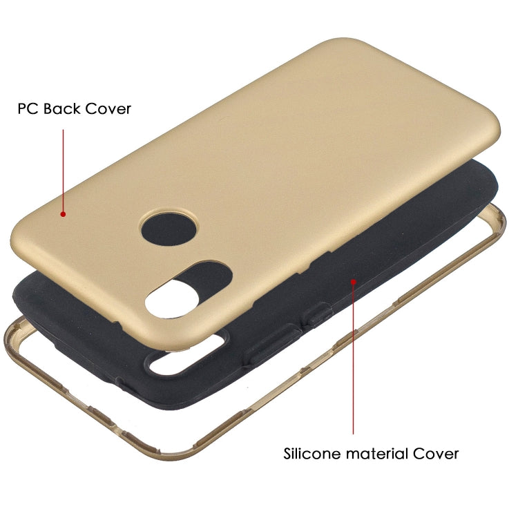 For Huawei Y9 (2019) 3 in 1 Shockproof PC + Silicon Case