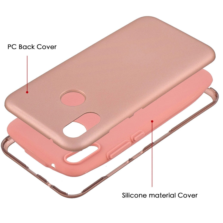 For Huawei Y9 (2019) 3 in 1 Shockproof PC + Silicon Case