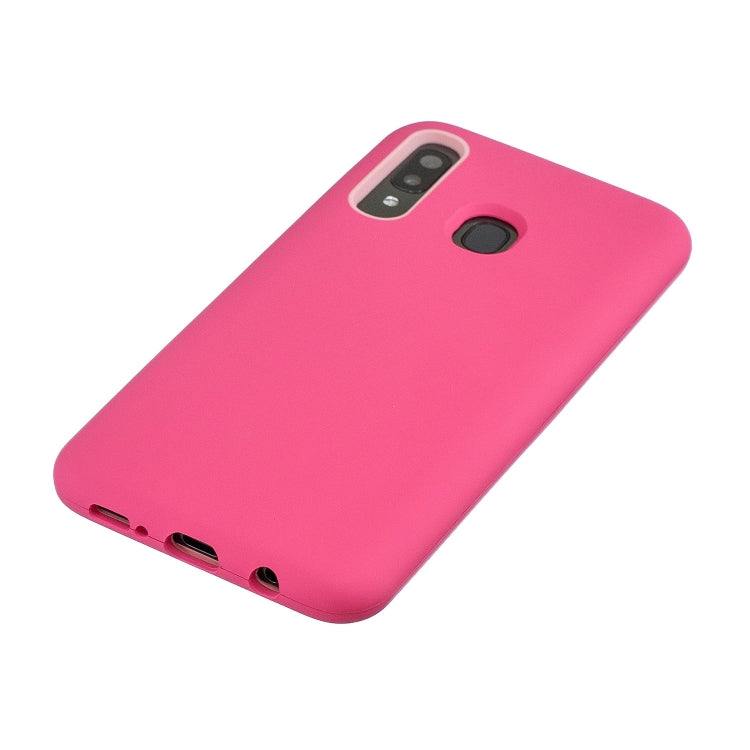 For Galaxy A20e 3 in 1 Shockproof PC + Silicon Case