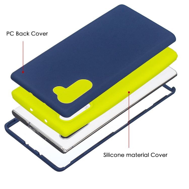 For Galaxy Note10 3 in 1 Shockproof PC + Silicon Case