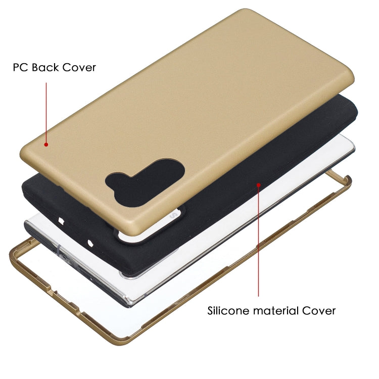 For Galaxy Note10 3 in 1 Shockproof PC + Silicon Case