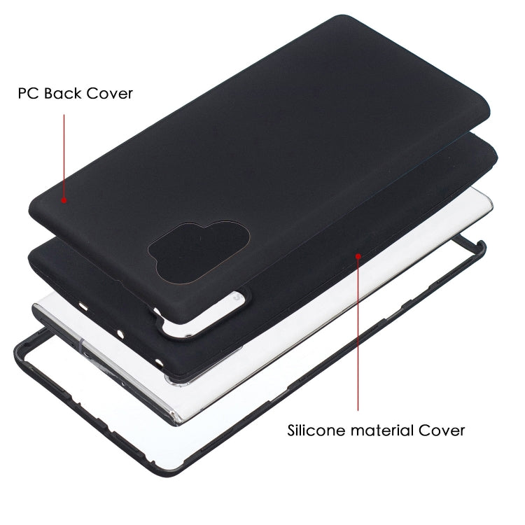 For Galaxy Note10+ 3 in 1 Shockproof PC + Silicon Case