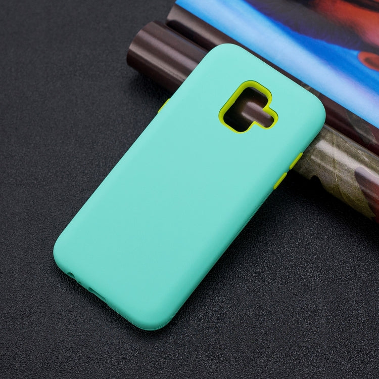For Galaxy A6 (2018) 3 in 1 Shockproof PC + Silicon Case