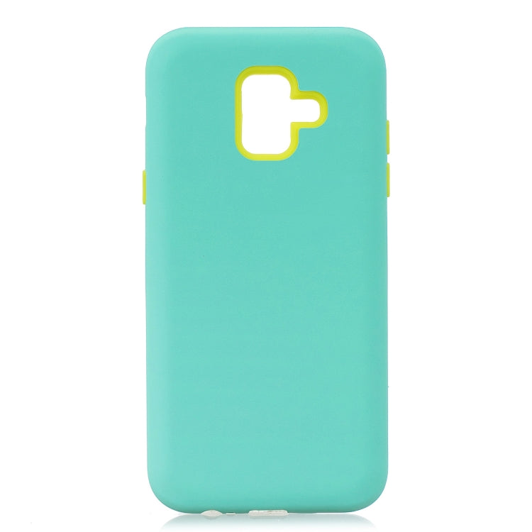 For Galaxy A6 (2018) 3 in 1 Shockproof PC + Silicon Case