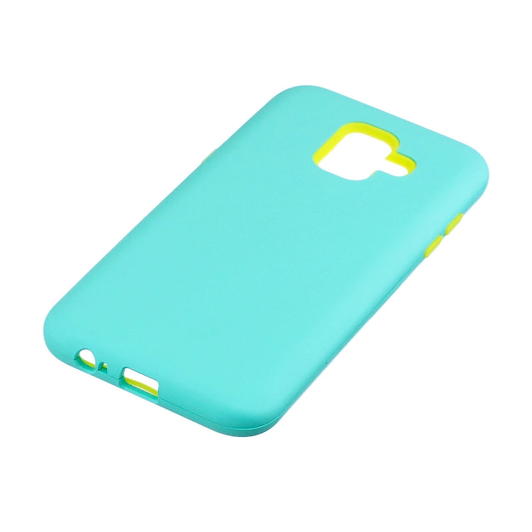 For Galaxy A6 (2018) 3 in 1 Shockproof PC + Silicon Case