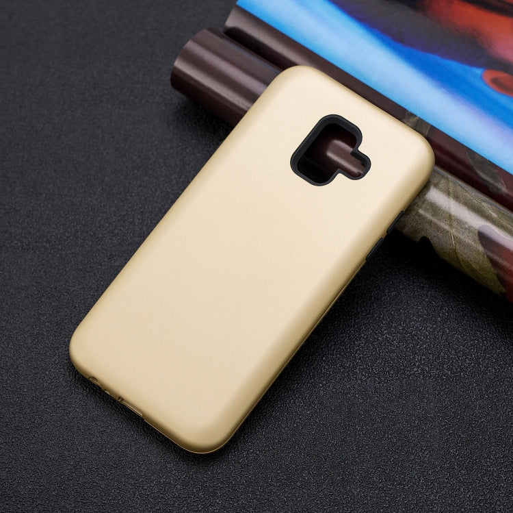For Galaxy A6 (2018) 3 in 1 Shockproof PC + Silicon Case