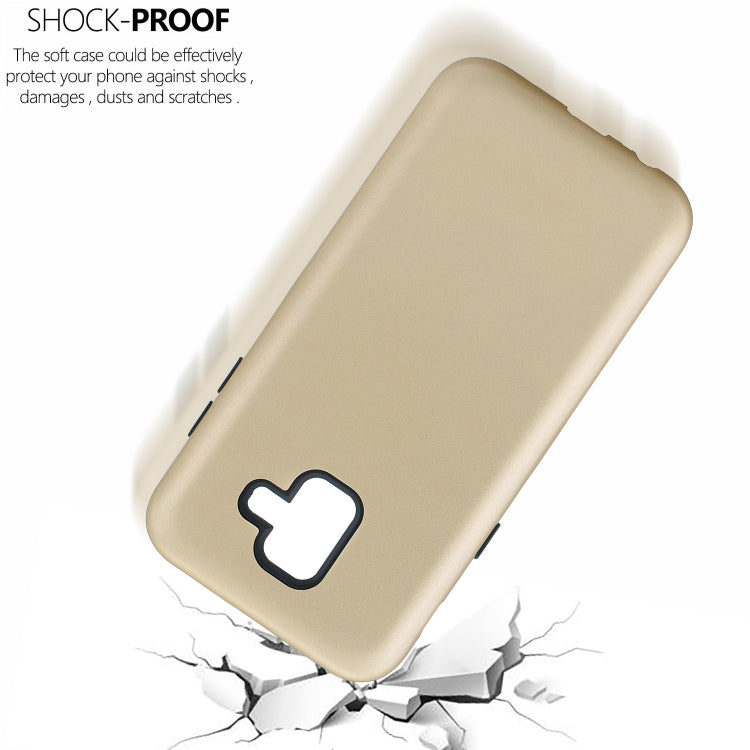 For Galaxy A6 (2018) 3 in 1 Shockproof PC + Silicon Case