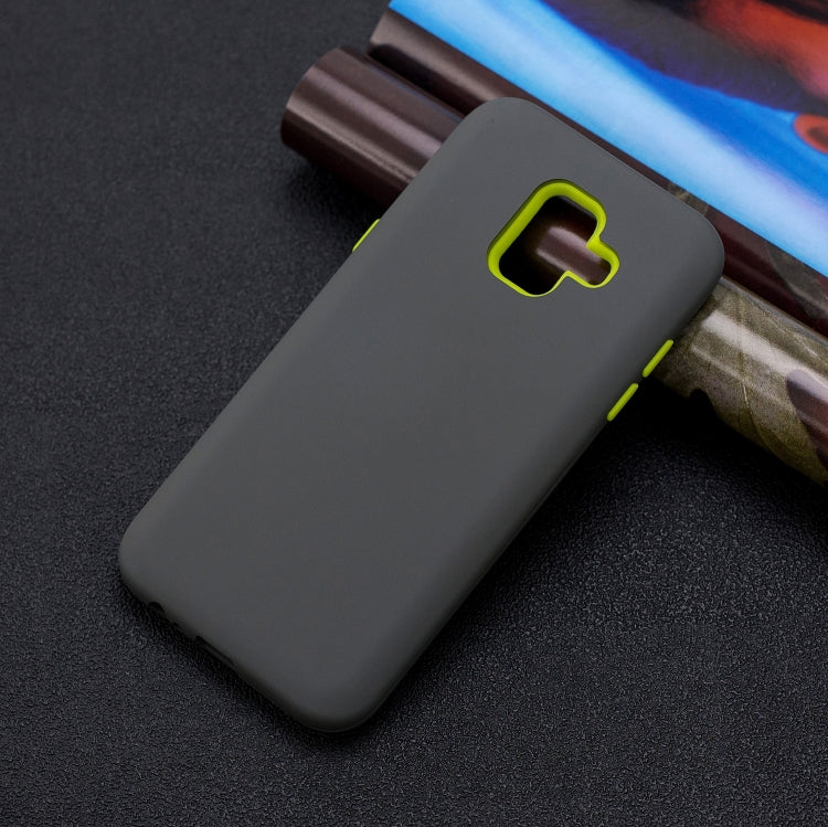 For Galaxy A6 (2018) 3 in 1 Shockproof PC + Silicon Case