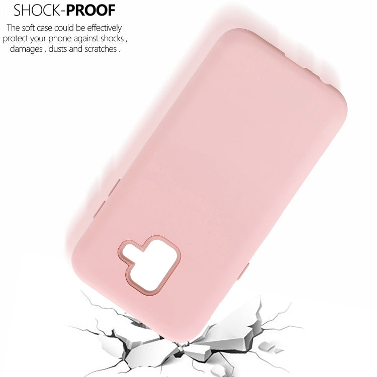 For Galaxy A6 (2018) 3 in 1 Shockproof PC + Silicon Case