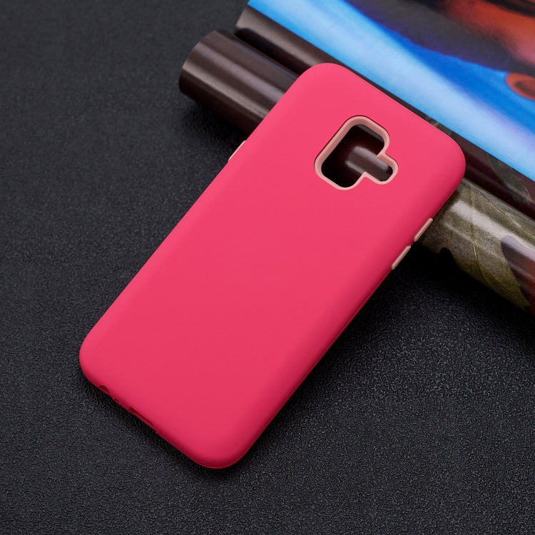 For Galaxy A6 (2018) 3 in 1 Shockproof PC + Silicon Case