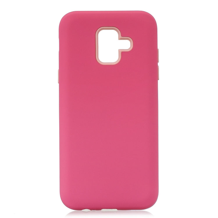 For Galaxy A6 (2018) 3 in 1 Shockproof PC + Silicon Case