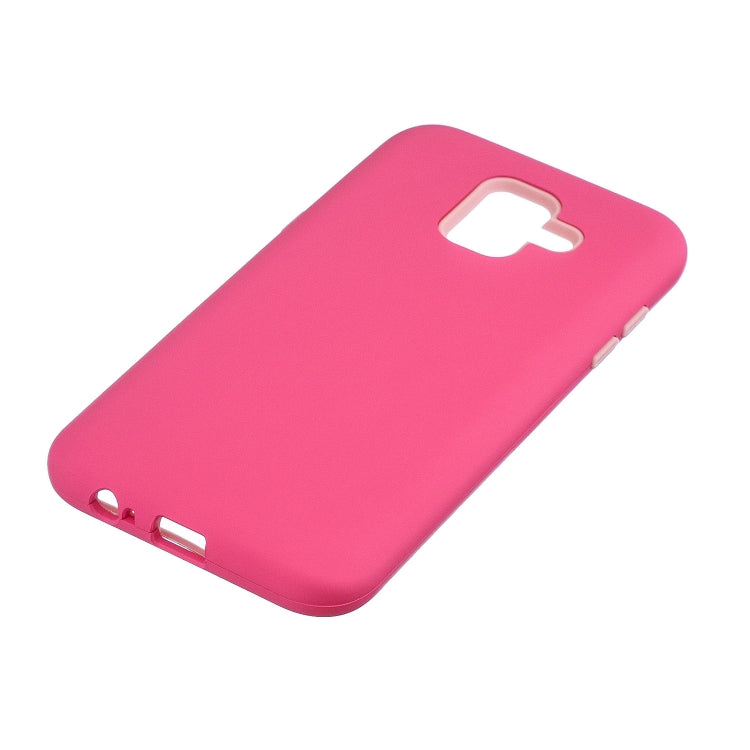 For Galaxy A6 (2018) 3 in 1 Shockproof PC + Silicon Case