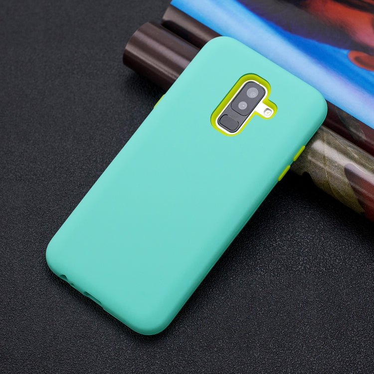 For Galaxy A6+ 3 in 1 Shockproof PC + Silicon Case
