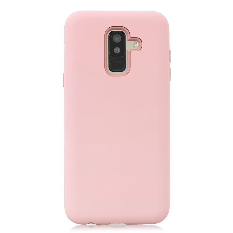 For Galaxy A6+ 3 in 1 Shockproof PC + Silicon Case