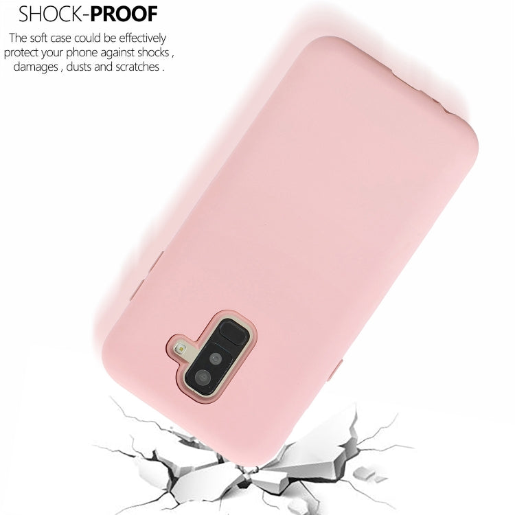For Galaxy A6+ 3 in 1 Shockproof PC + Silicon Case