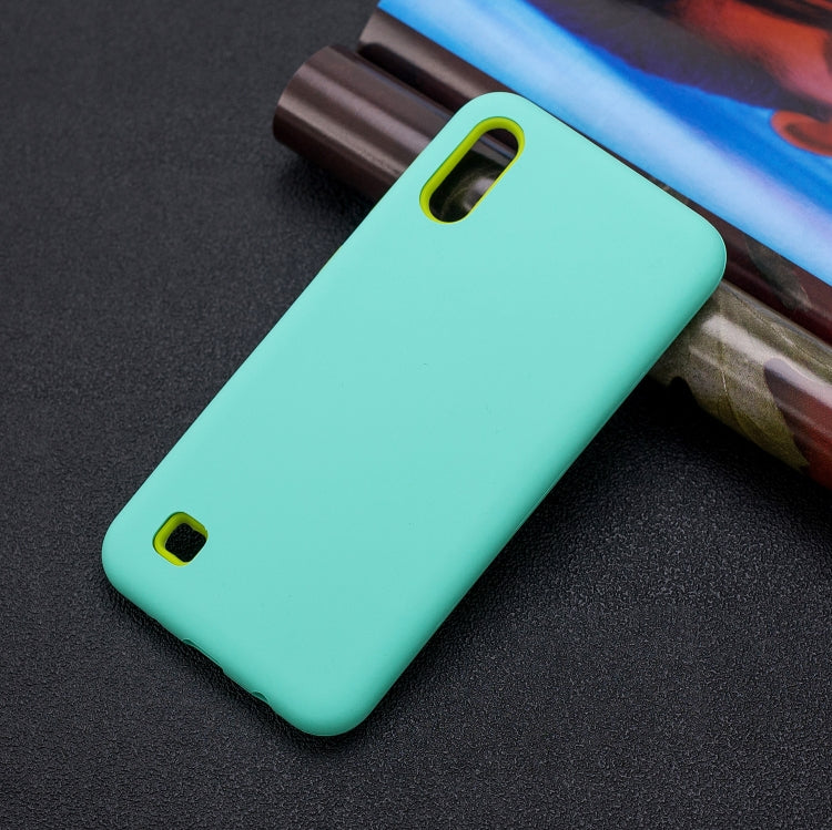 For Galaxy A10 3 in 1 Shockproof PC + Silicon Case