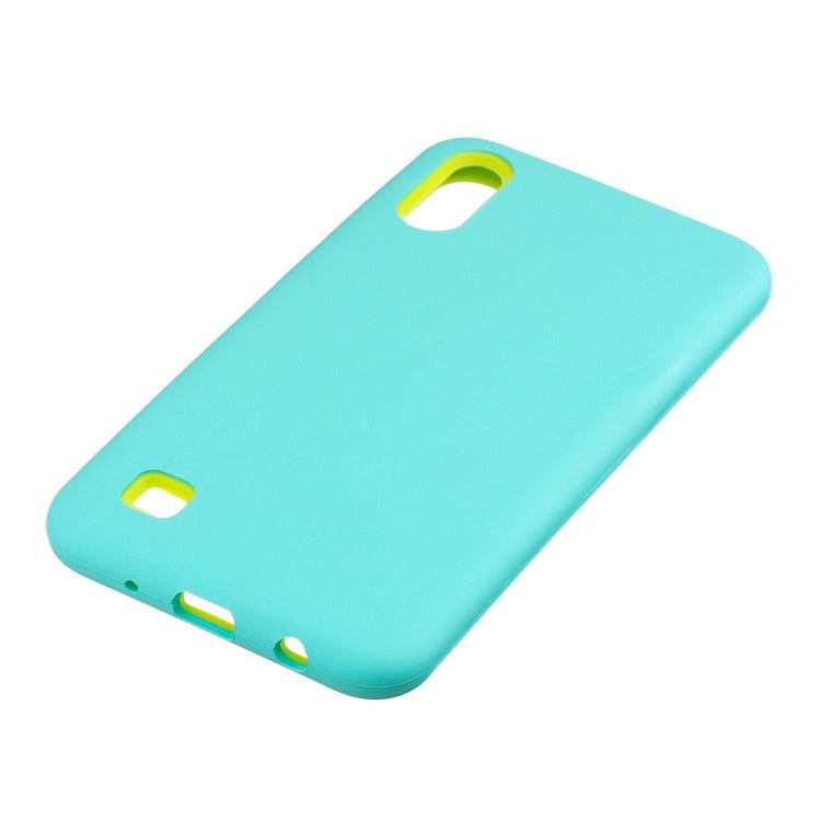 For Galaxy A10 3 in 1 Shockproof PC + Silicon Case