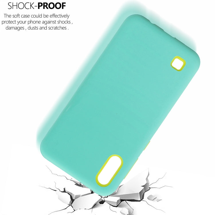 For Galaxy A10 3 in 1 Shockproof PC + Silicon Case