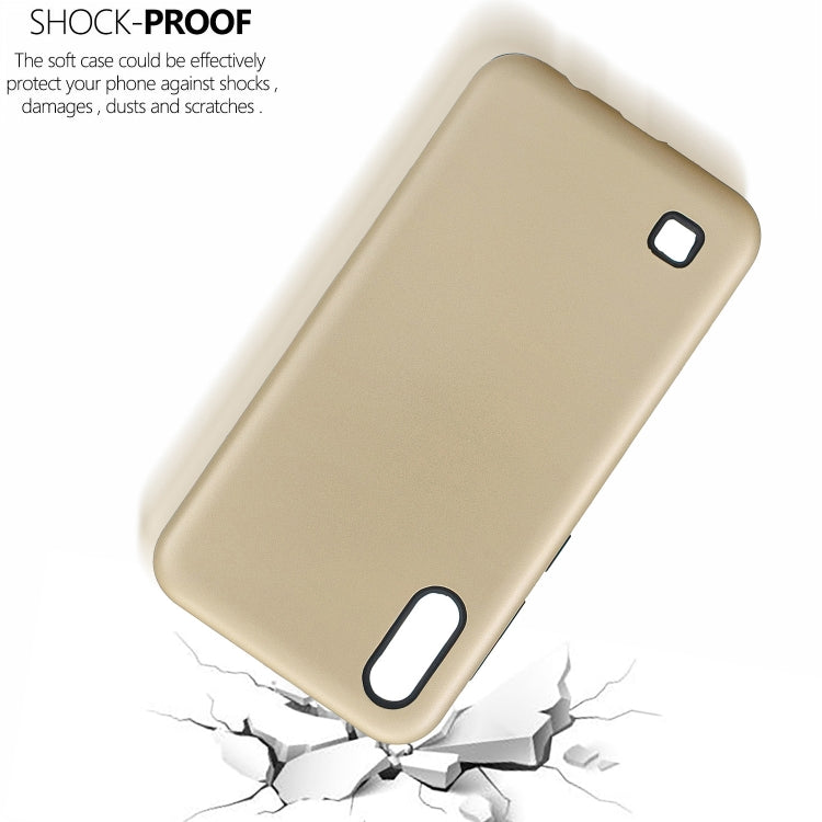 For Galaxy A10 3 in 1 Shockproof PC + Silicon Case