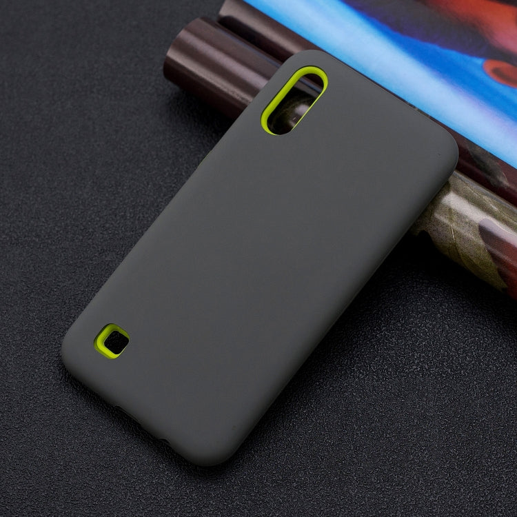For Galaxy A10 3 in 1 Shockproof PC + Silicon Case