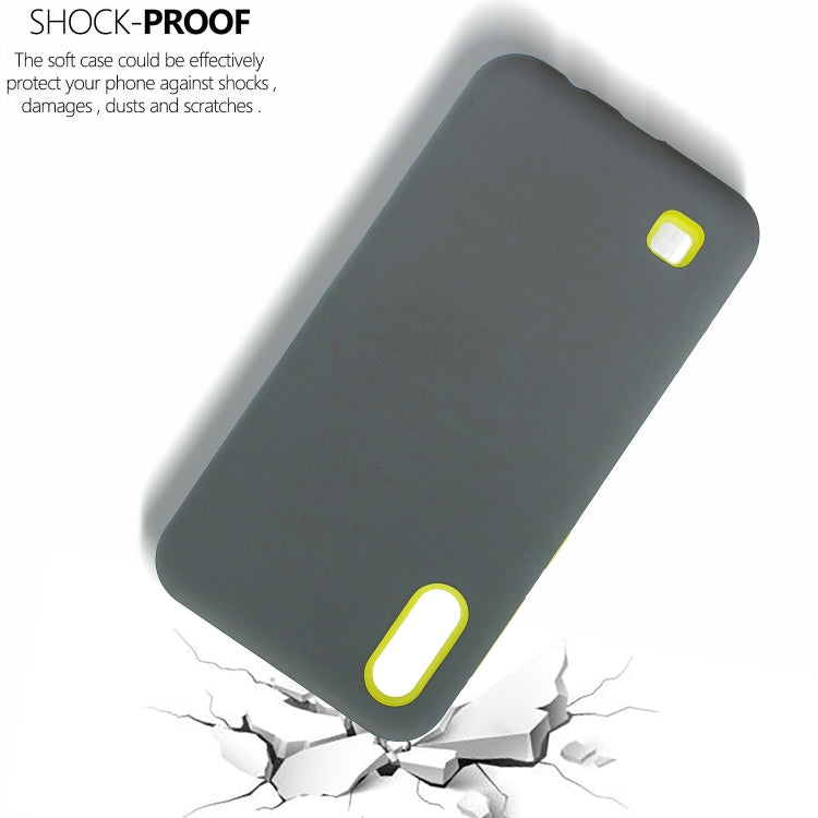 For Galaxy A10 3 in 1 Shockproof PC + Silicon Case