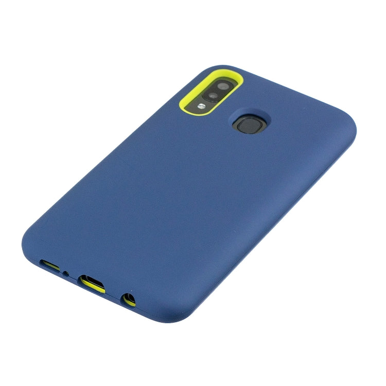 For Galaxy A30 3 in 1 Shockproof PC + Silicon Case