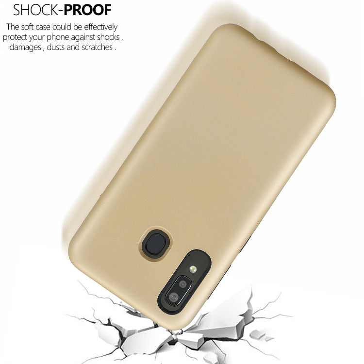 For Galaxy A30 3 in 1 Shockproof PC + Silicon Case