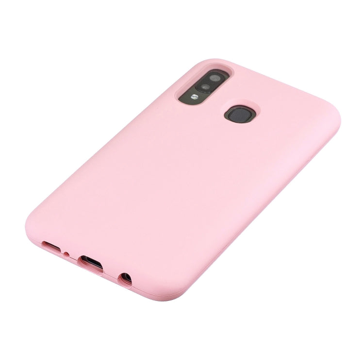 For Galaxy A30 3 in 1 Shockproof PC + Silicon Case