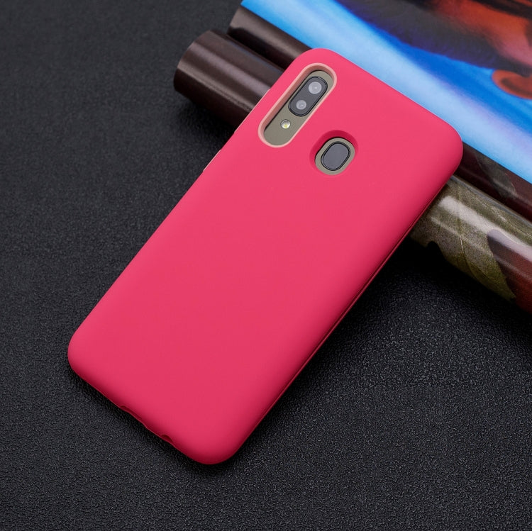For Galaxy A30 3 in 1 Shockproof PC + Silicon Case