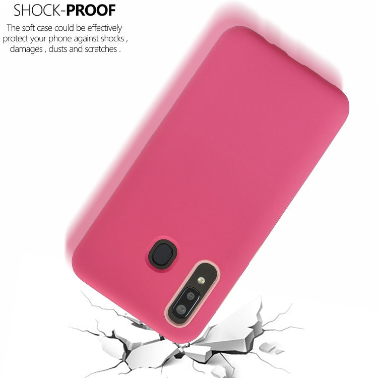 For Galaxy A30 3 in 1 Shockproof PC + Silicon Case