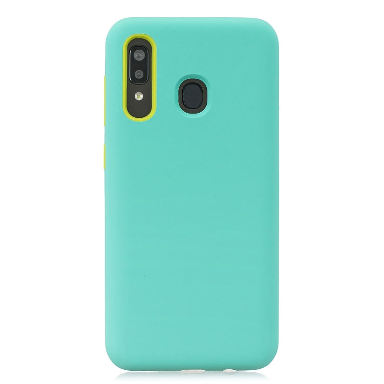 For Galaxy A40 3 in 1 Shockproof PC + Silicon Case