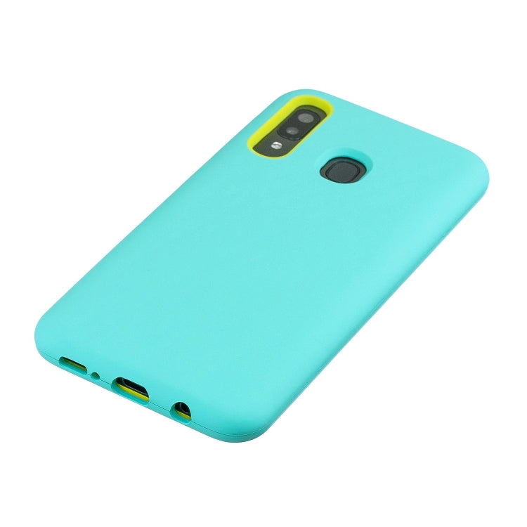 For Galaxy A40 3 in 1 Shockproof PC + Silicon Case