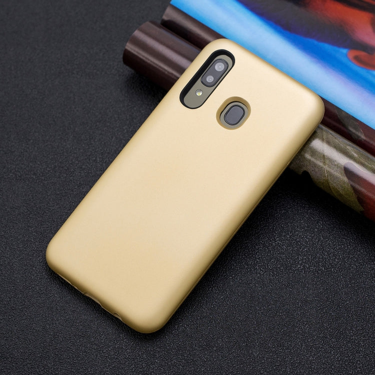 For Galaxy A40 3 in 1 Shockproof PC + Silicon Case