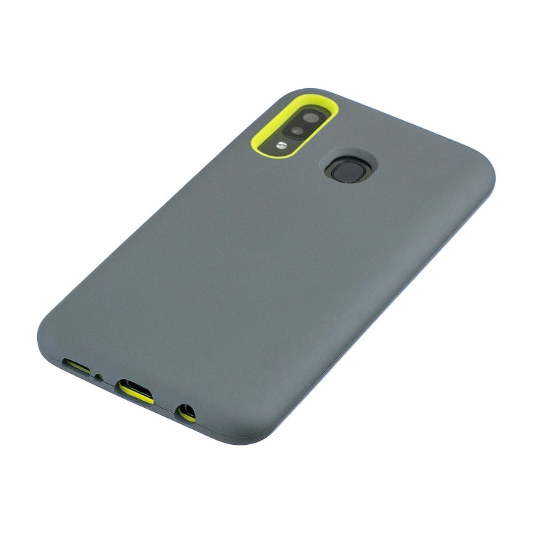For Galaxy A40 3 in 1 Shockproof PC + Silicon Case
