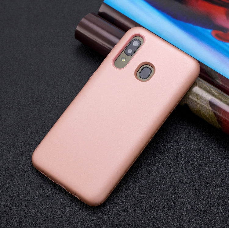 For Galaxy A40 3 in 1 Shockproof PC + Silicon Case