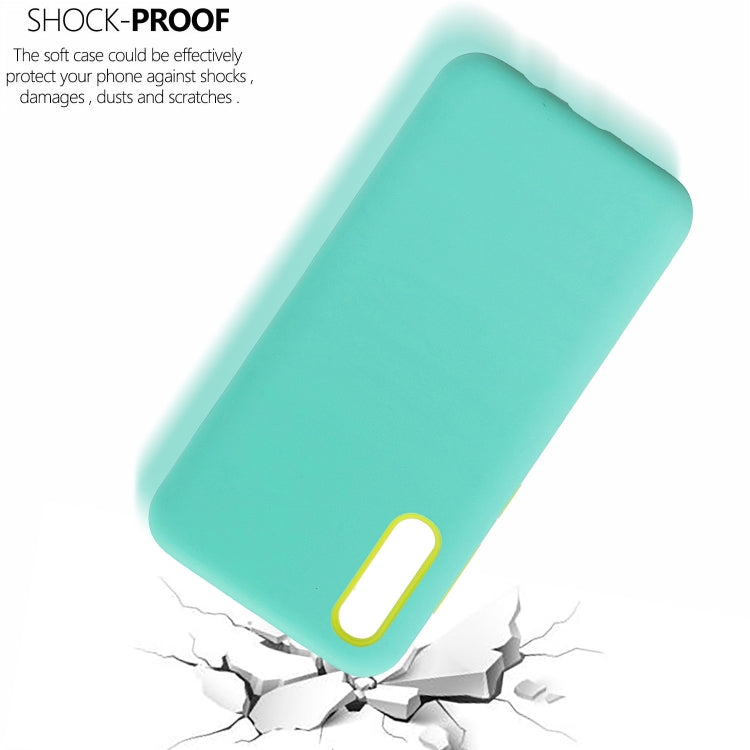 For Galaxy A50 3 in 1 Shockproof PC + Silicon Case