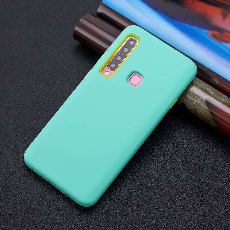 For Galaxy A9 (2018) 3 in 1 Shockproof PC + Silicon Case