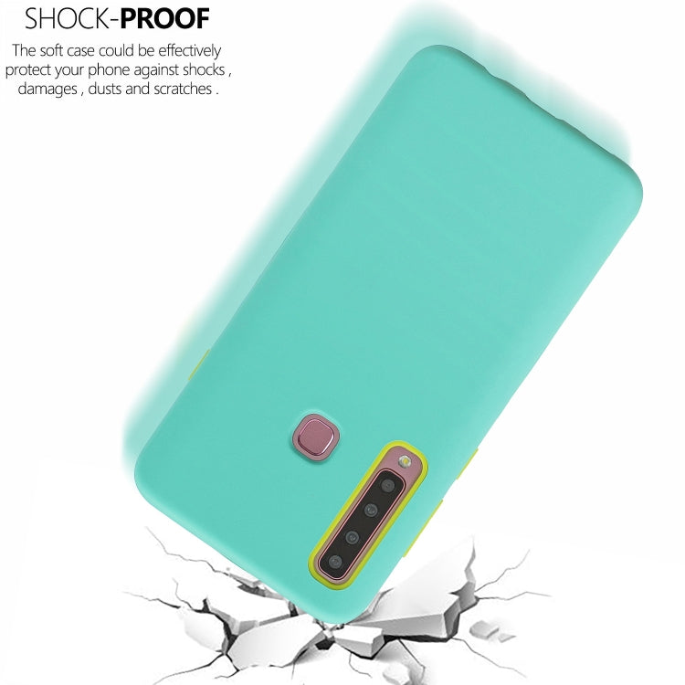 For Galaxy A9 (2018) 3 in 1 Shockproof PC + Silicon Case