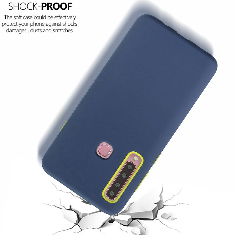 For Galaxy A9 (2018) 3 in 1 Shockproof PC + Silicon Case