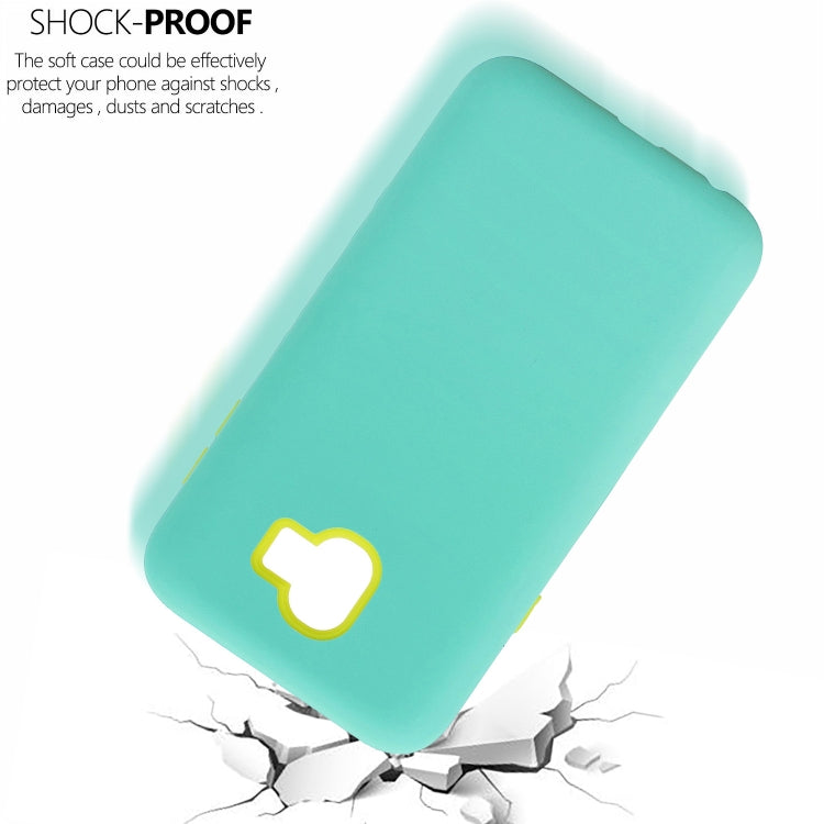 For Galaxy J4 (2018) 3 in 1 Shockproof PC + Silicon Case