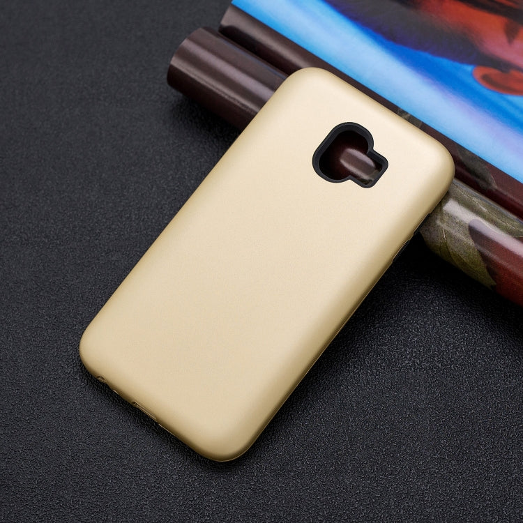 For Galaxy J4 (2018) 3 in 1 Shockproof PC + Silicon Case