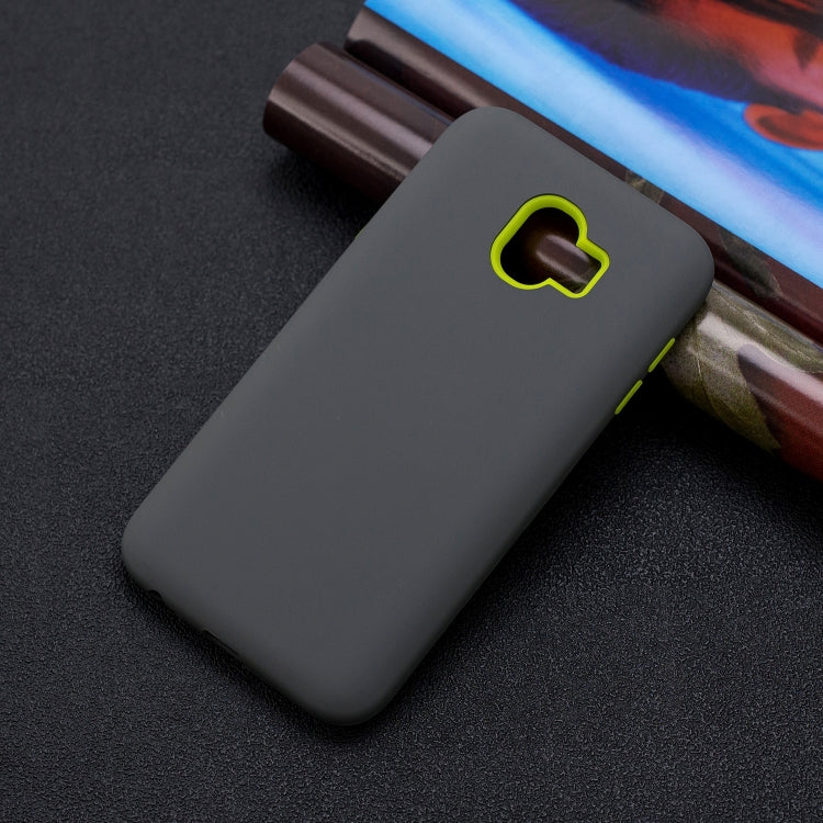 For Galaxy J4 (2018) 3 in 1 Shockproof PC + Silicon Case