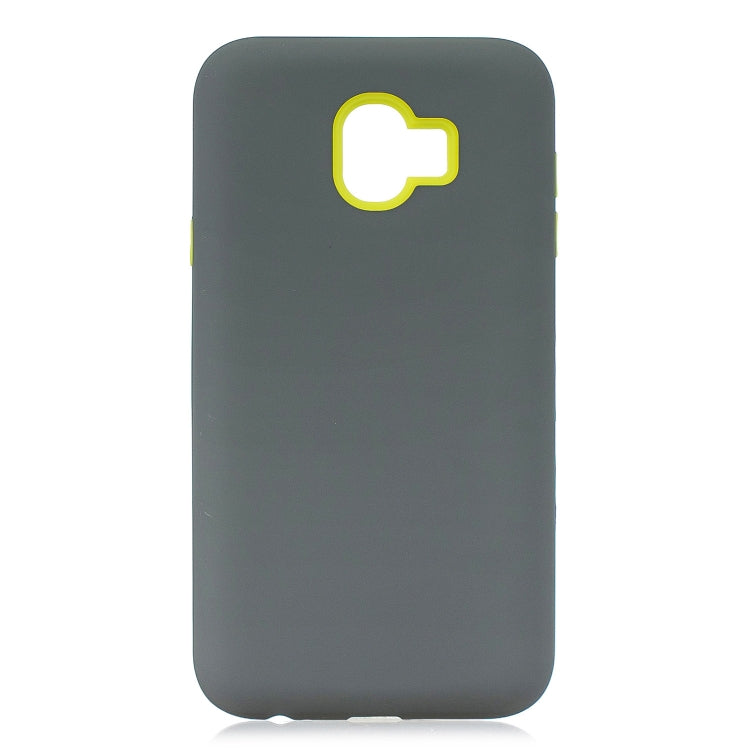 For Galaxy J4 (2018) 3 in 1 Shockproof PC + Silicon Case