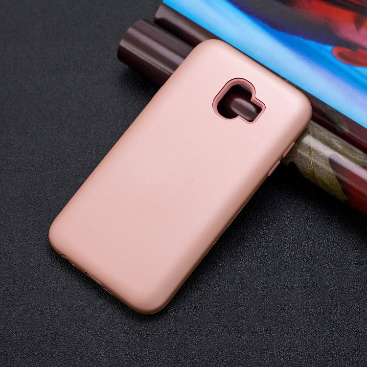 For Galaxy J4 (2018) 3 in 1 Shockproof PC + Silicon Case