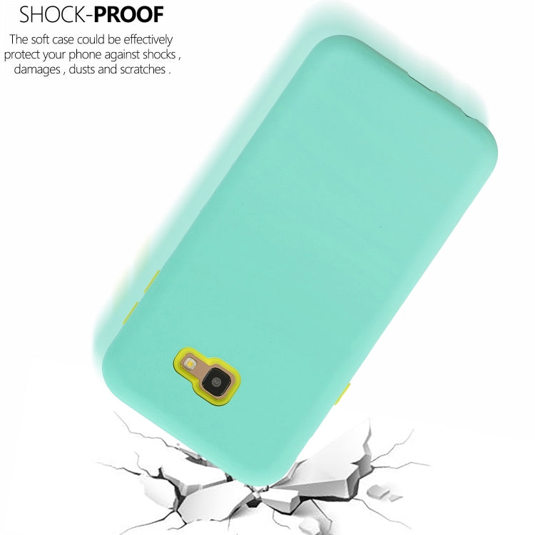 For Galaxy J4+ 3 in 1 Shockproof PC + Silicon Case